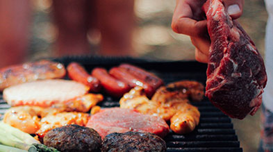 Veal on a Grill