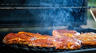 Pork Chops on a Gas Grill